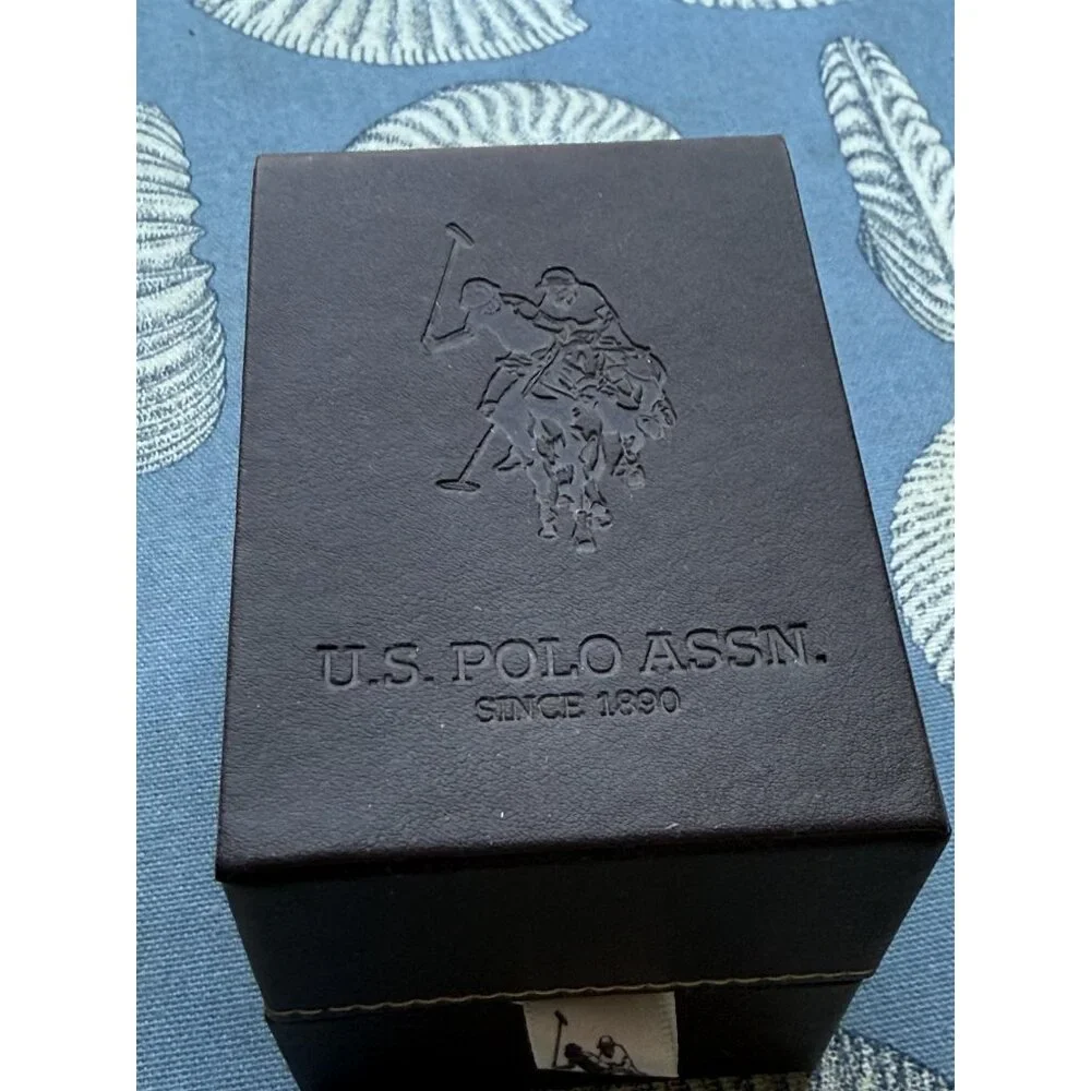 Us Polo Assn. Men's Watch Tri Color Face Usc80474kl New In Box